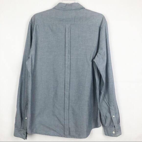 NWT Threads & Heirs Men’s Button Down Blue Shirt Size Medium - Picture 6 of 10